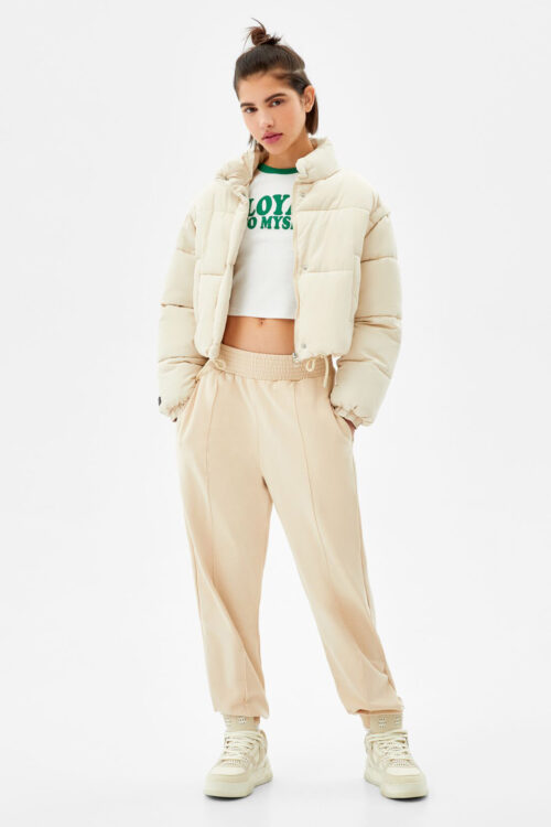 Doudoune classique montante